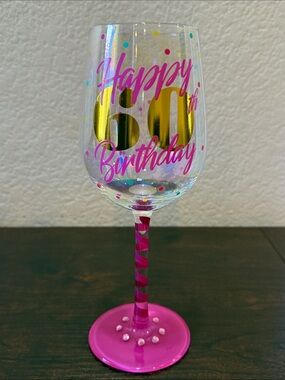 Top Shelf 60th Birthday Wine Glass